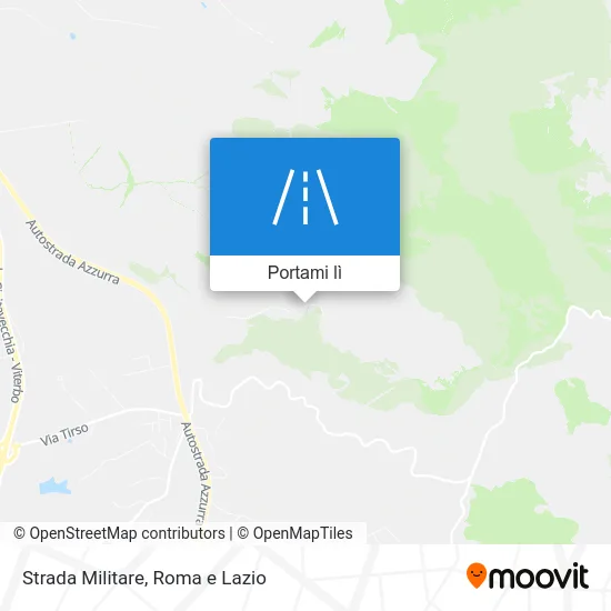 Mappa Strada Militare