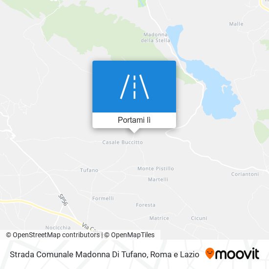 Mappa Strada Comunale Madonna Di Tufano