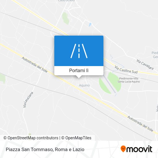 Mappa Piazza San Tommaso