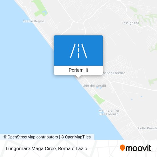 Mappa Lungomare Maga Circe