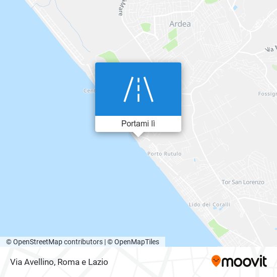 Mappa Via Avellino