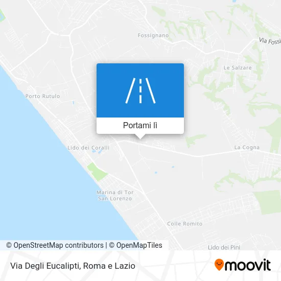 Mappa Via Degli Eucalipti