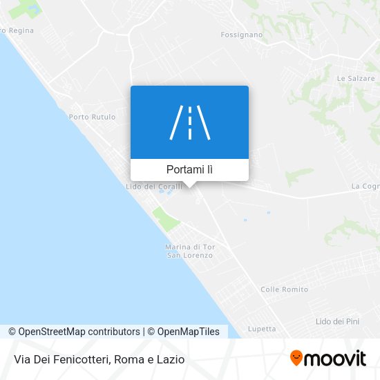 Mappa Via Dei Fenicotteri