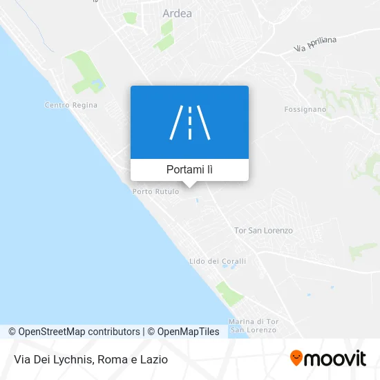 Mappa Via Dei Lychnis