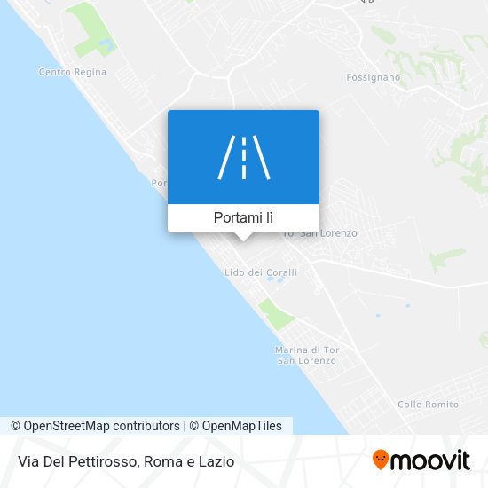 Mappa Via Del Pettirosso