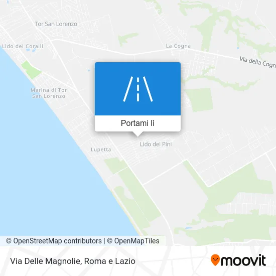 Mappa Via Delle Magnolie