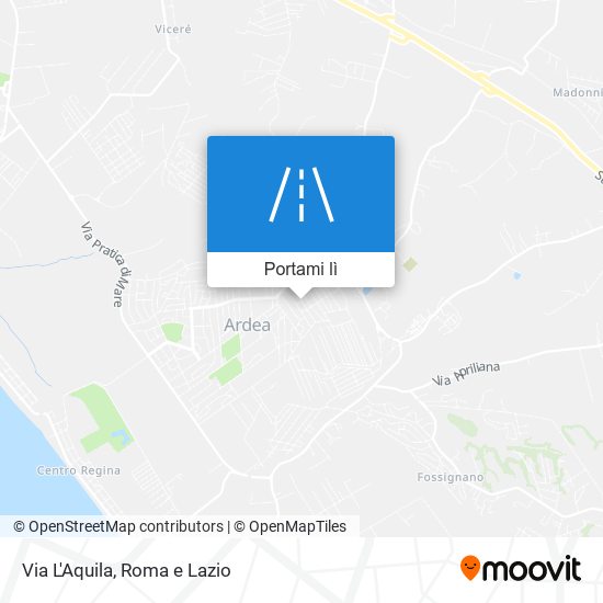 Mappa Via L'Aquila