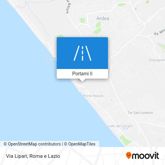 Mappa Via Lipari