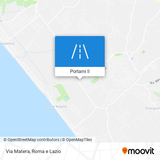 Mappa Via Matera