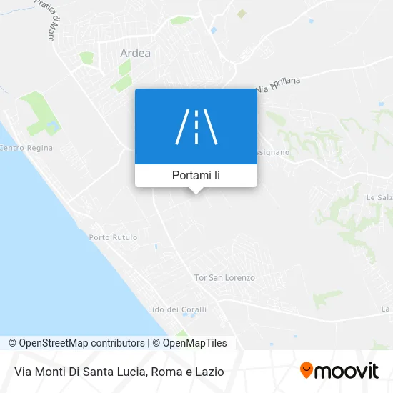 Mappa Via Monti Di Santa Lucia
