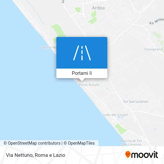 Mappa Via Nettuno