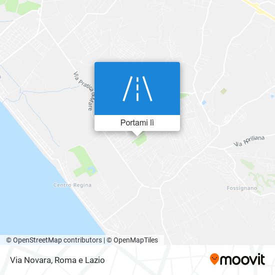 Mappa Via Novara