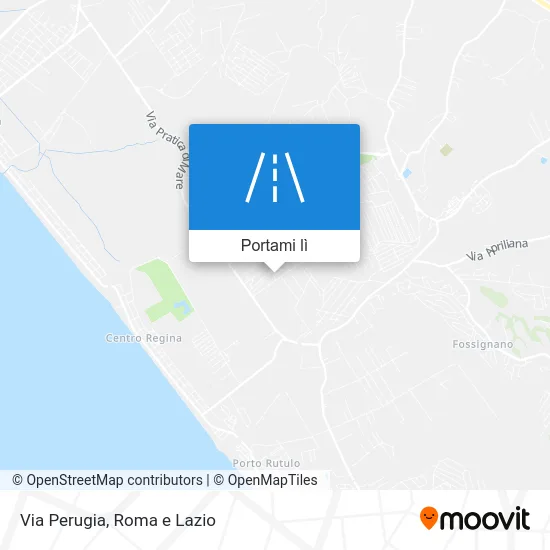 Mappa Via Perugia