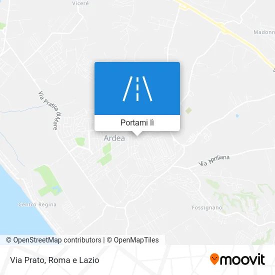Mappa Via Prato