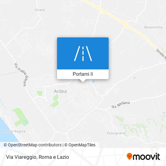 Mappa Via Viareggio