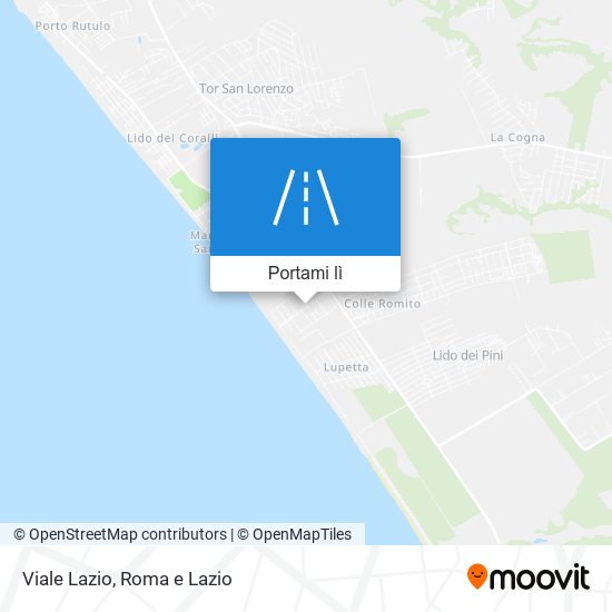 Mappa Viale Lazio