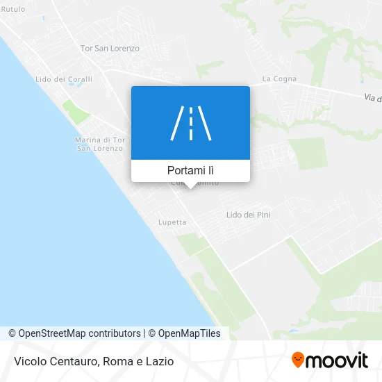 Mappa Vicolo Centauro