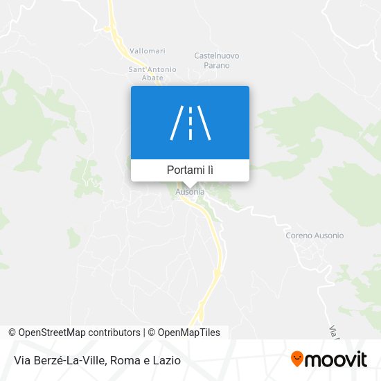 Mappa Via Berzé-La-Ville