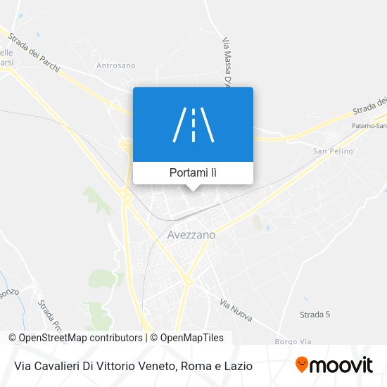 Mappa Via Cavalieri Di Vittorio Veneto
