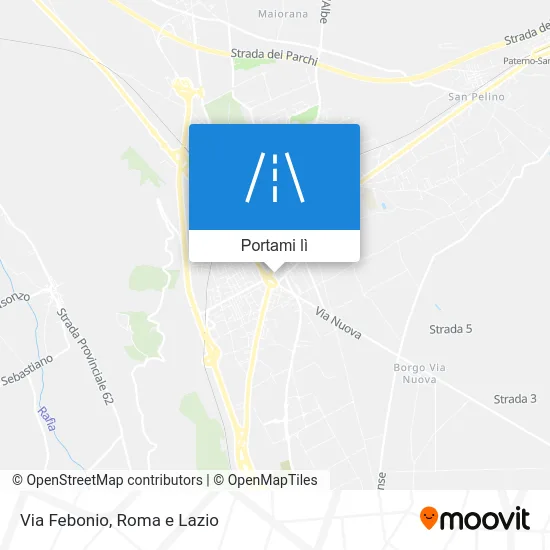 Mappa Via Febonio