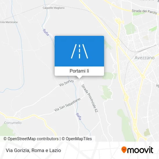 Mappa Via Gorizia