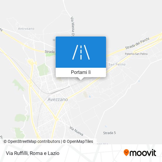 Mappa Via Ruffilli