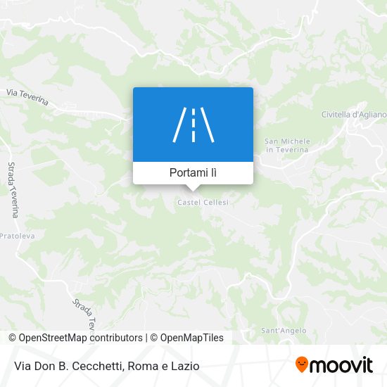 Mappa Via Don B. Cecchetti