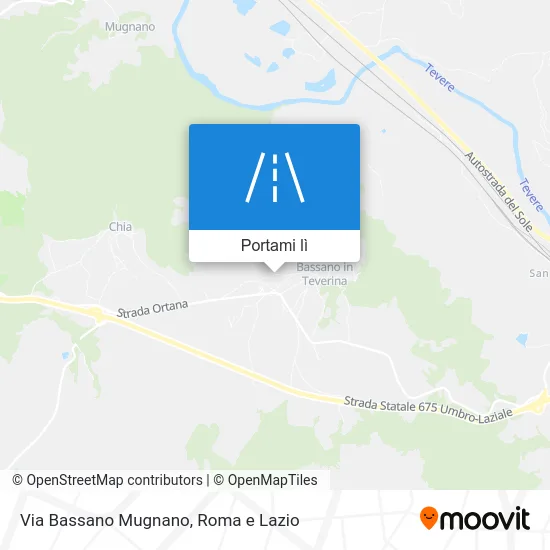 Mappa Via Bassano Mugnano