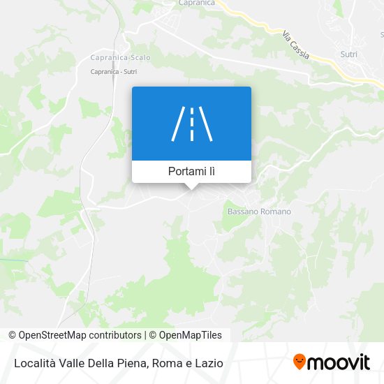 Mappa Località Valle Della Piena