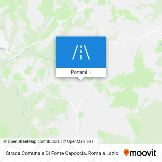 Mappa Strada Comunale Di Fonte Capoccia