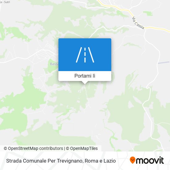 Mappa Strada Comunale Per Trevignano