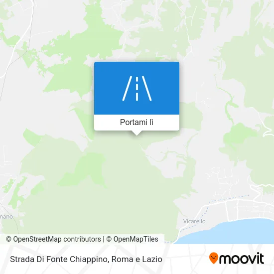 Mappa Strada Di Fonte Chiappino