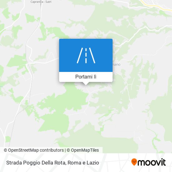 Mappa Strada Poggio Della Rota