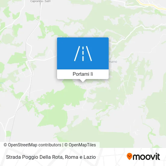 Mappa Strada Poggio Della Rota