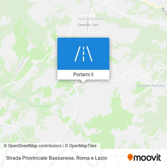 Mappa Strada Provinciale Bassanese