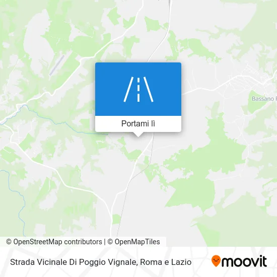 Mappa Strada Vicinale Di Poggio Vignale
