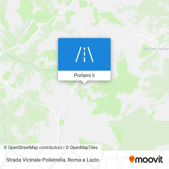 Mappa Strada Vicinale Polletrella