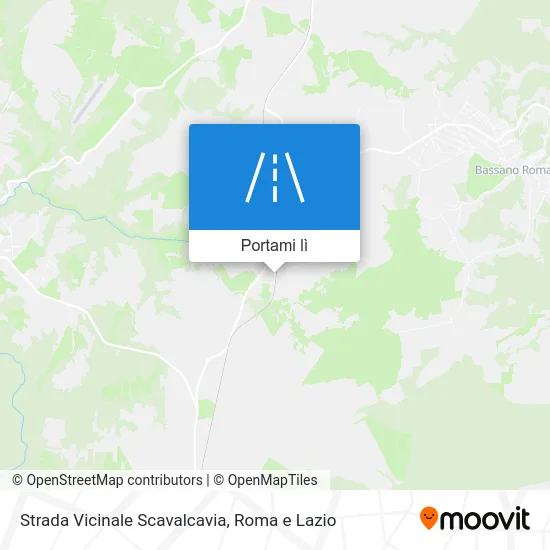 Mappa Strada Vicinale Scavalcavia