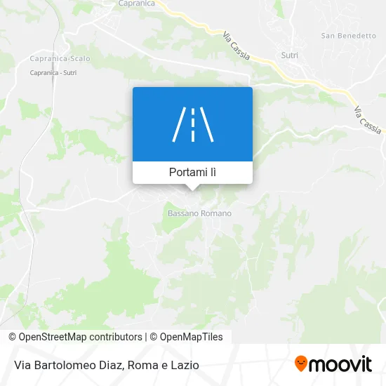 Mappa Via Bartolomeo Diaz