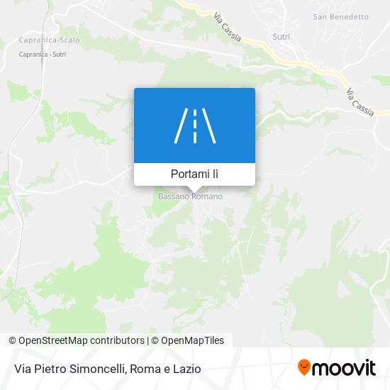 Mappa Via Pietro Simoncelli