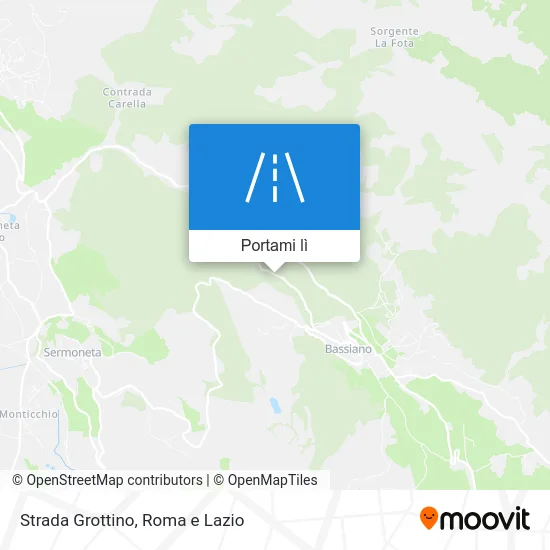 Mappa Strada Grottino