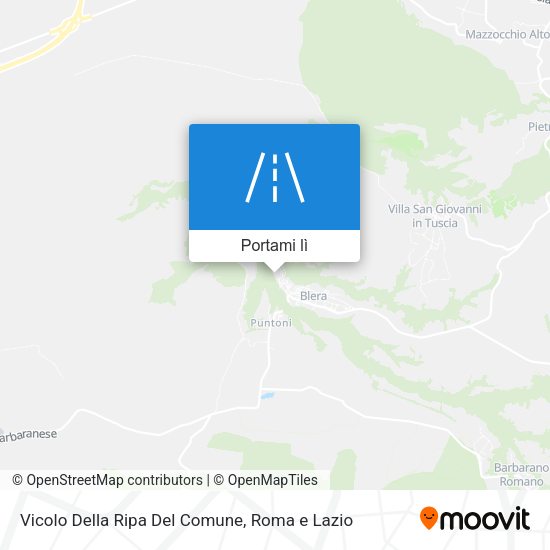 Mappa Vicolo Della Ripa Del Comune