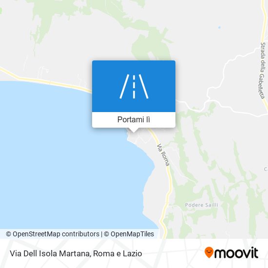 Mappa Via Dell Isola Martana