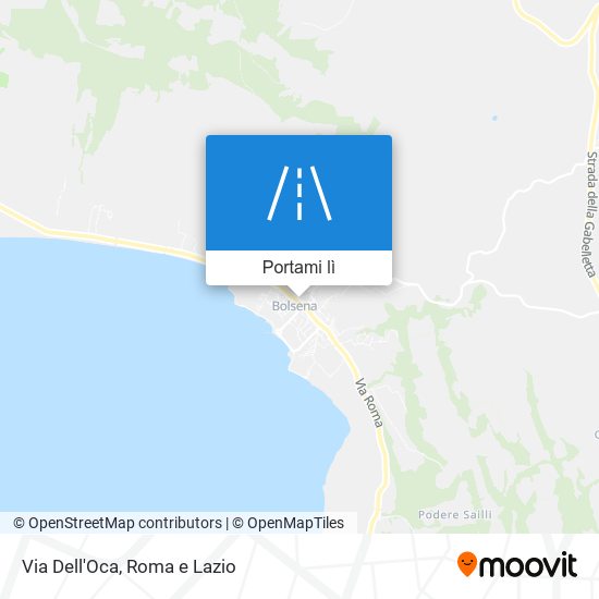Mappa Via Dell'Oca