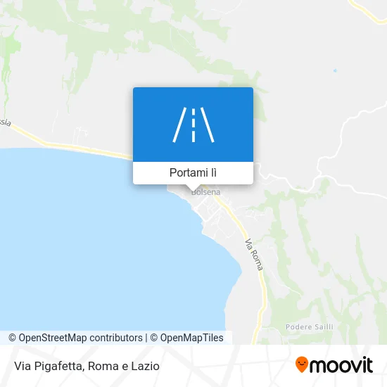 Mappa Via Pigafetta