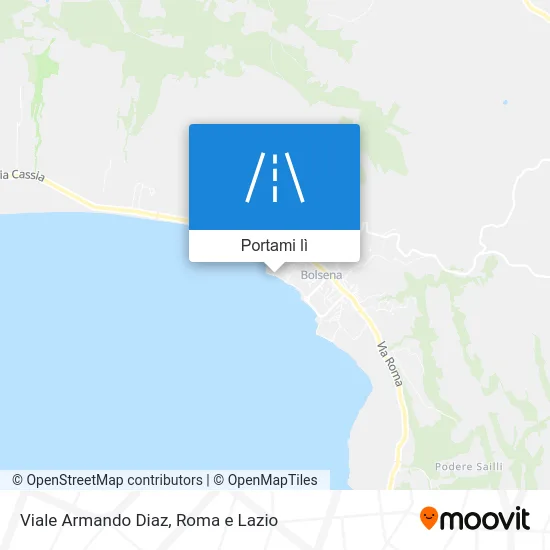 Mappa Viale Armando Diaz