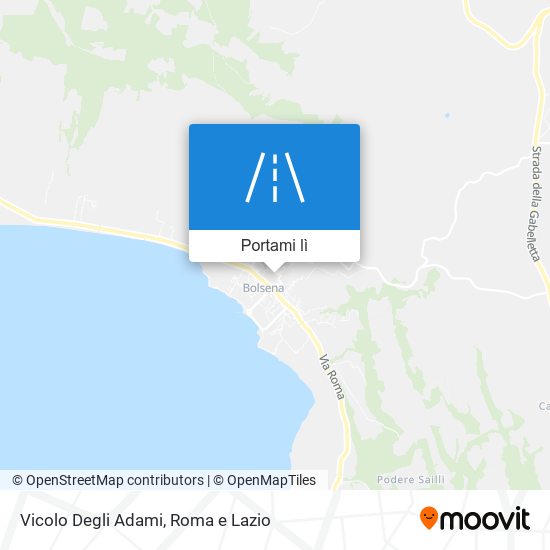 Mappa Vicolo Degli Adami