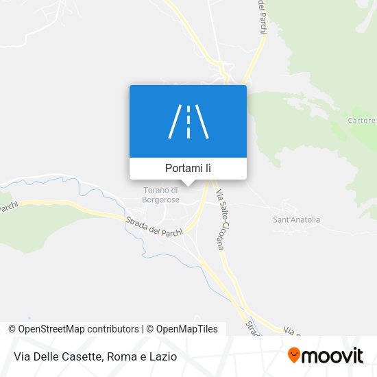 Mappa Via Delle Casette