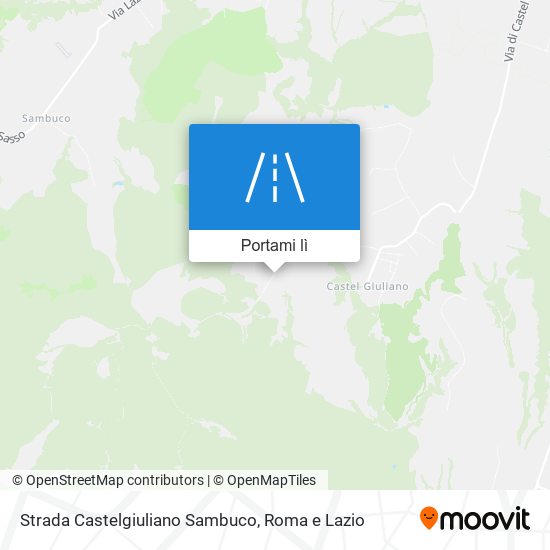 Mappa Strada Castelgiuliano Sambuco