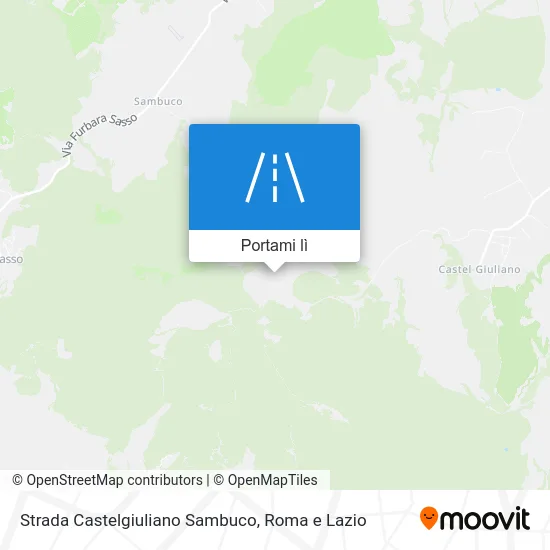 Mappa Strada Castelgiuliano Sambuco